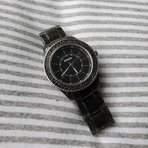 Black Fossil Watch⌚